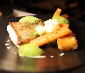 image of outdoor dining experience (for a food truck)